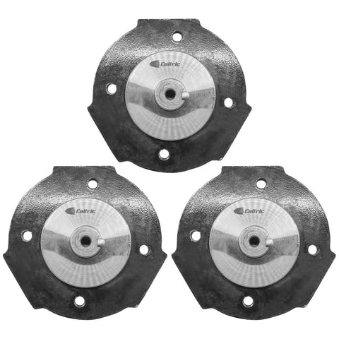 Universal Mower Deck Center Spindle 3-Pack Go-To Replacement Part For Select Commercial Walk-Behind And Stand-On Mowers Fits 59125000 58810800 59202600 For Long-Lasting Performance visible as aluminum spindles