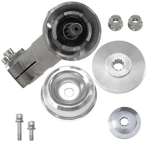 Beefed Up Trimmer Gear Head Replacement And Gearbox Head Kit For Husqvarna 525 Series with screws and collar nuts
