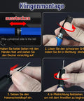 Knockout Quality Model Scriber Featuring A Slick Hook Tip 015 Millimeter Tungsten Steel Blade Panel Line Tool instructional steps with detailed images.