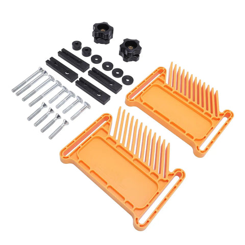 Heavy Duty Woodworking Featherboard For Table And Band Saws Holds Boards Solid To Defeat Kickback Without Pinching With Grippy Abs Nylon Build For Clean Safe Cuts parts and accessories set.
