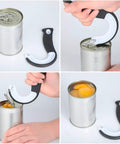 2 Pack Easy Open Ring Pull Can Opener Set For Folks With Painful Fingers Nail Friendly Kitchen Gadget That Lets You Open Cans Smoothly Without Bending Tabs Durable Lightweight Design, black-white plastic opener, 15x9x0.8 cm, on can tab