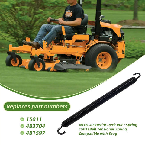 483704 Exterior Deck Idler Spring Replacement Built For Belt Tensioner On Turf Tiger And Tiger Cat Mowers 52 61 72 Inch Decks