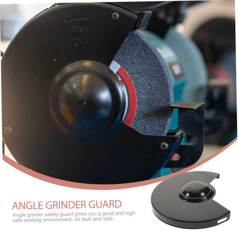 Grinding Machine Safety Cover And Bench Guard Replacement Shield Kit on angle grinder in workshop setup