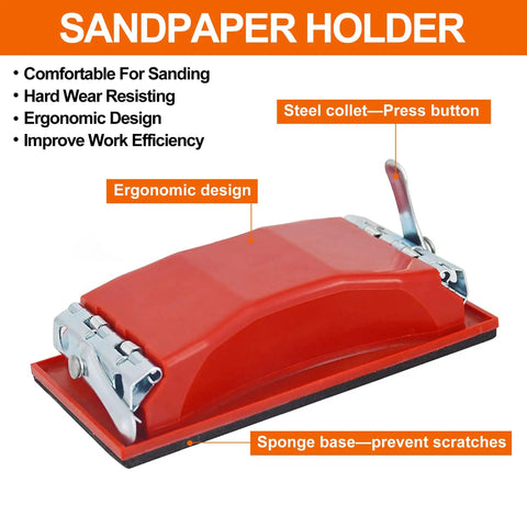 Wet And Dry Sandpaper Set With 42 Sheets From 120 To 3000 Grit Includes Sanding Block Pro Grade Finish For Wood Metal Automotive And Furniture Projects ergonomic sanding block