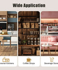 Wide application of the coffee maker in personal kitchens, coffee shops, and beverage stores with various setups.
