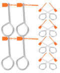30-Pack Fire Extinguisher Locking Pin Security Seal Kit For Total Equipment Protection, metal and plastic seals set.