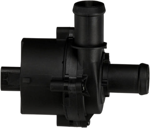Straight Shot Electric Engine Water Pump With Zero Drip Seal And Powerful Electromagnetic Impeller Drive, black, side view, compact design