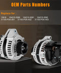 Beefy 130 Amp Alternator Replacement For Honda Pilot 2003-2004, Odyssey 2002-2004, Acura MDX 2001-2002 V6 3.5L Drop-In Fit