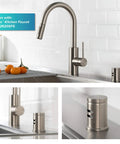 Dishwasher Air Gap Kit in Spot Free All-Brite Stainless Steel Keeps Your Dishes From Backing Up, Prevents Wastewater Contamination, Easy Install, 9 Inch Overall Height, Includes Air Gap Kit, Model KAG-1SFS on kitchen sink