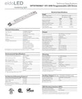 Technical specifications sheet for 30W Dimmable LED Driver With Constant Current, 0-10V Dimmable, 120-277VAC Input, 10-55VDC Output