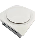 Slim Fit Super Quiet 90 CFM Bathroom Vent Fan With White Grille, Recessed Install For 2x6 Or 2x8 Ceilings, Energy Star Qualified