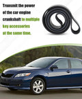 Serpentine Drive Belt For Toyota Camry Corolla Matrix RAV4 Scion XB And Pontiac Vibe EPDM Belt Built To Last With Top Notch Wear Resistance For Smooth Performance And Long Life On Your Daily Ride black EPDM serpentine belt for Toyota Camry