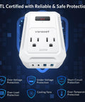 Kickin Ass On Long Drives With This Reliable 200W Car Power Inverter showing 200W with dual AC outlets and LCD screen.