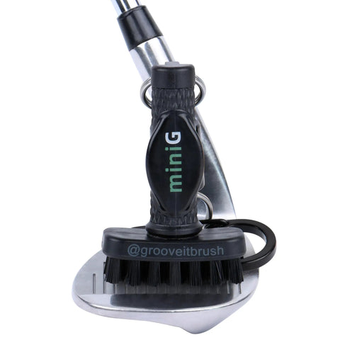 Mini Golf Brush With Detachable Magnet And Heavy Duty Nylon Bristles For Quick Clubface And Groove Cleaning On The Go Dry Scrubber