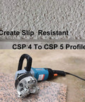 Coating Removal Stone Texturing Bush Hammer For Angle Grinder With 5 Inch Plate, on grinder for CSP 4 to 5 concrete prep