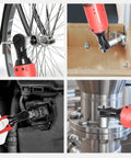 Cordless Ratchet Wrench Set 3 by 8 Inch 12V Max, 400RPM, 45 Nm Torque, Includes 2 Sockets 10mm and 12mm, 1300mAh Battery, Charger