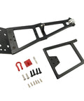 1/10 Scale RC Tow Truck Build Kit With Dual Winch Rescue Crane Arm For SCX10 TRX4 Capra LCG Chassis DIY Upgrade For RC Crawlers Heavy Duty Aluminum Tow Kit with screws and brackets