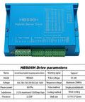 HBS86H hybrid servo drive controller with wiring terminals for closed-loop systems in CNC and 3D printing applications.