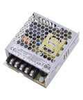 Industrial Grade Switching Power Supply Delivers Steady 24 Volt 2.2 Amp Output At 52.8 Watts AC To DC Converter with metal case.