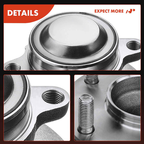 Close-up of Rear Wheel Bearing And Hub Assembly 5 Lug Replacement For Honda Civic 2016 2021 And Insight 2019 2022