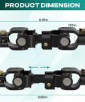 DS Steering Joint For Club Car 1984 Up Golf Carts Intermediate Shaft Steering Link OEM 1013861 Replacement dimensions