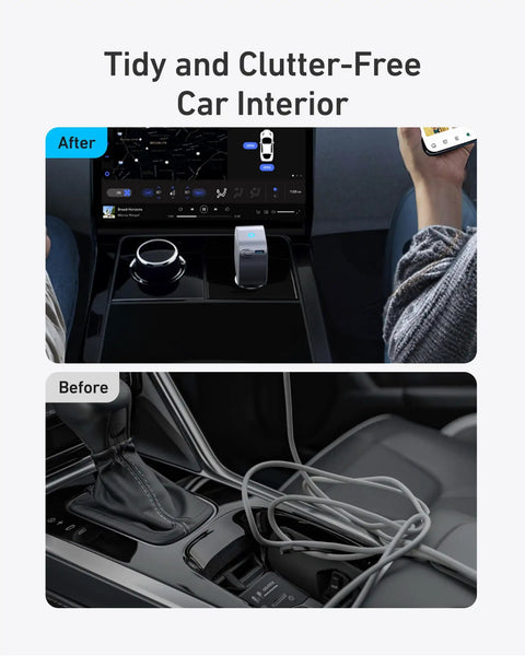 Retractable USB C Car Charger Delivers 75W Max Fast Charging With Built In Cable Dual Ports On The Go Power For iPhone 17 16