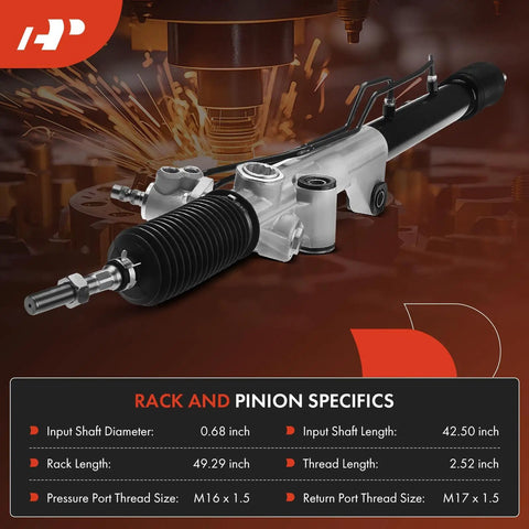 Toyota Hydraulic Power Steering Rack And Pinion For Tundra 2000 To 2004 3.4L 4.7L, Tundra 2005 To 2006 4.0L 4.7L