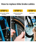 How to replace bike brake cables using Heavy Duty Brake Cable Housing For Mountain And Road Bikes Lined 5mm By 3 Meters Black Durable
