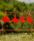 Beefy Outdoor BB Gun Target Spinner With Four Animal Silhouettes, Auto Reset Pellets Target For Airsoft And Shooting Practice