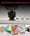 M35 Cobalt TiAlN Coated Countersink Drill Bit Set Built For Heavy Duty Jobs with five sizes for wood, metal, and plastic