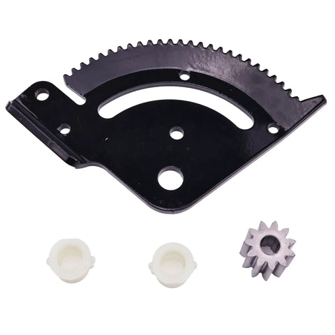 Heavy Duty Steering Sector Gear Bushing Kit For John Deere E100 E110 E120 E130 Lawn Tractors with gear parts and bushings.