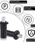 Top Shelf Cabinet Door Repair Pins Heavy Duty Metal Plastic Damper Hardware 20 Pack with PP plastic and spring design.