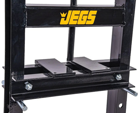 Beefed Up 6 Ton Hydraulic Shop Press With Lever Action Bench Top Design 18 Inch Working Range Includes 2 Press Plates Open Frame Back Steel