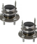 Rear Wheel Bearing And Hub Assembly Set For 2010 2011 2012 2013 Kia Forte And Forte Koup Driver And Passenger Sides 2 Piece Replacement Kit Premium Quality Replacement Parts For No Fuss DIY Install And Long Lasting Performance