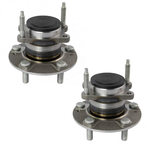 Rear Wheel Bearing And Hub Assembly Set For 2010 2011 2012 2013 Kia Forte And Forte Koup Driver And Passenger Sides 2 Piece Replacement Kit Premium Quality Replacement Parts For No Fuss DIY Install And Long Lasting Performance