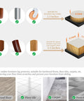 Top Shelf Rubber Furniture Coasters And Caster Cups Shield Hardwood Floors While Giving Your Couch Bed And Piano Legs A Ridiculously Firm Grip That Keeps The Whole Setup Tight Through Daily Life Pack Of 8 Black. 3.5 inch coasters shown, suitable for various furniture legs.