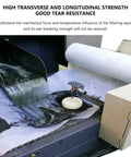 Straight Up Heavy Duty Industrial Filter Paper Rolls For Cutting Fluid And Coolant Machine Tool Emulsion Grinding Waste Trapping Shop Floor Rig Setup Beast Mode Filtration being used in a filtering machine.