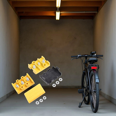 Durable Electric Bicycle Junction Box For E Bike Wiring Insulation And Battery Cable Connector, Slick Compact Waterproof Controller Wire Storage, Easy Install, Fits Various Adult Electric Bicycles