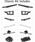 Carbon Fiber Lunatic Sporty Chassis Kit With OD3 Overdrive Transmission components for WRCCA Sportsman Class competition.