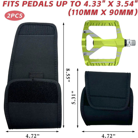 Neoprene Bike Pedal Covers Set Durable Pedal Sleeves For Transport And Storage Protection Guard Against Scratches And Damage