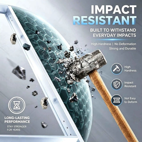 Impact-resistant Sturdy Aluminum Alloy Recessed Drywall Access Panel featuring durability and strength against everyday impacts.