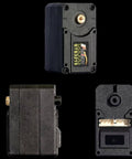 Front and rear view of Pro Grade 19KgCm Smart Servo with 7.4V Serial Bus TTL Control, featuring metal gear and 12-bit magnetic encoder.