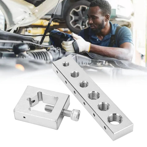 Beefy Locking Nut Kit With Steel Fasteners, Precision Locking System for automotive and aviation repairs in use by mechanic
