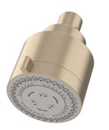 Dia 3-Spray 3-Inch Fixed Showerhead Satin Nickel Finish For A Spa Worthy Shower 2.5 GPM Flow Easy Clean Rubber Nozzles Half Inch NPT