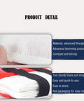 Product detail showing Heavy Duty Fiberglass Fire Blanket 3.9 By 5.9 Feet For Emergency Survival And Kitchen Fire Safety, close-up on texture and straps.