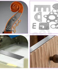 10 Pcs 304 Stainless Steel Shim Stock Kit 1 Inch Wide 6 Inch Long 0.01 Inch Thick for Gap Filling Cabinet Leveling