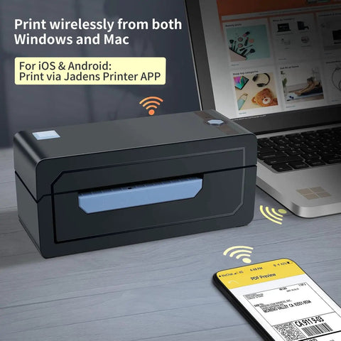 Bluetooth Thermal Shipping Label Printer For 4x6 Shipping Labels Wireless And Dead Simple To Use Works With Android iPhone Windows Mac