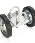 6 Inch Rolling Gate Wheel Carrier For Chain Link Fence Heavy Duty Gate Caster Kit With Rubber Wheels visible from side