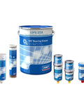 Heavy Duty Bearing Grease 2 18 Formula For Industrial Machinery And Auto Hubs Long Lasting Waterproof Lubricant containers displayed