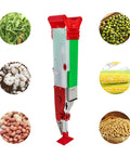 Adjustable Handheld Seeder Tool For Peanuts Corn And Beans, Easy Garden Planter And Fertilizer Spreader with crops